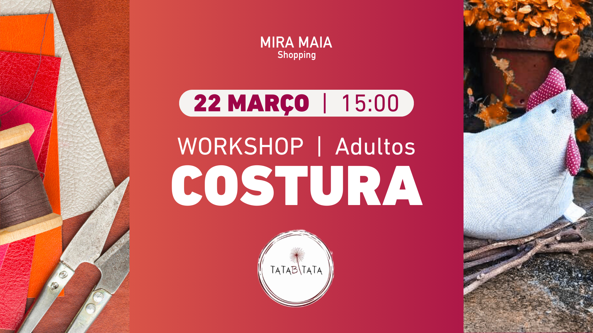 Workshop de Costura para Adultos