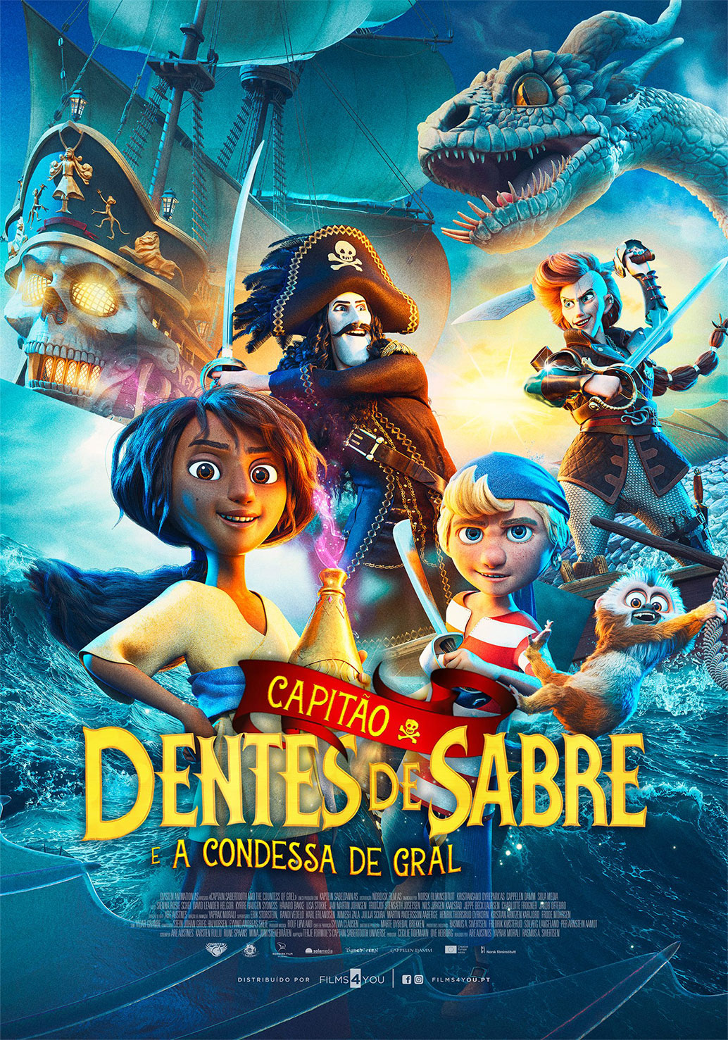 Capitão Dentes de Sabre e a Condessa de Gral Mira Maia Shopping Castello Lopes Cinemas