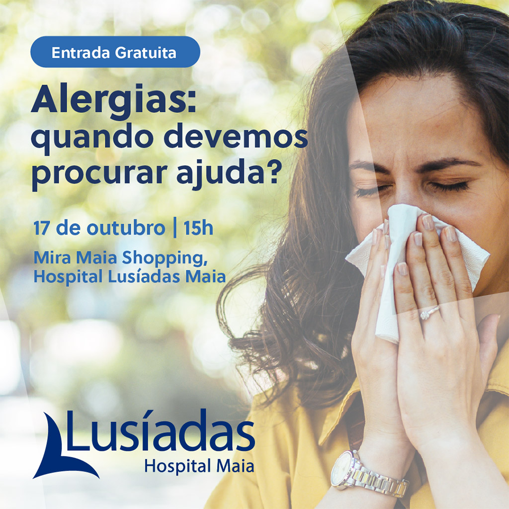 Palestra sobre alergias Lusíadas Hospital Maia